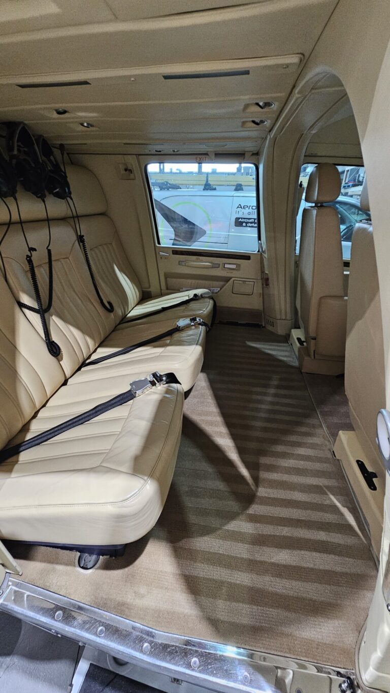 Eurocopter business charter helicopter cleaned, valeted and detailed in prep for sale. Look at how magnificently prepared her interior is to impress buyers!